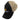 Side of a black baseball cap with a beige mesh back and the minn kota logo embroidered across the front.
