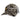 A black and white camouflage baseball cap with a grey mesh back and embroidered 'Minn Kota' logo across the front.