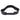 Back of gray fabric visor with an adjustable velcro strap.