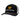 Black and white cap with a yellow and white Minn Kota logo across the front.