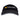 Front of a black visor cap with an embroidered Minn Kota logo across the front.