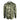 Back view of a camouflaged long-sleeve hooded shirt.