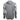 Back view of a gray and white long-sleeve hoodie with camouflage sleeves.