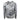 Front view of a grey and black camouflaged long-sleeve hoodie with the minn kota logo on the left chest.