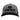 Front of a gray cap with a black bill and Minn Kota logo on the front.