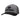 Gray and black trucker cap with a black Minn Kota logo sewn across the front.