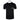 Black t-shirt with a chest pocket and a yellow minn kota logo on the pocket.