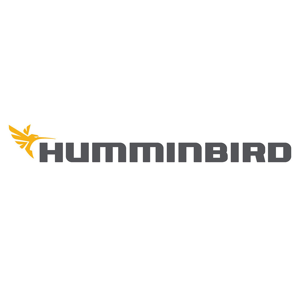 12" Humminbird Decal - Yellow-Grey