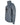 Side of a gray camouflage hooded sweatshirt with a large black hummingbird logo on the chest and an AFTCO logo on the sleeve.