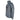 Side of a gray camouflage hooded sweatshirt with a large black hummingbird logo on the chest and an AFTCO logo on the sleeve.