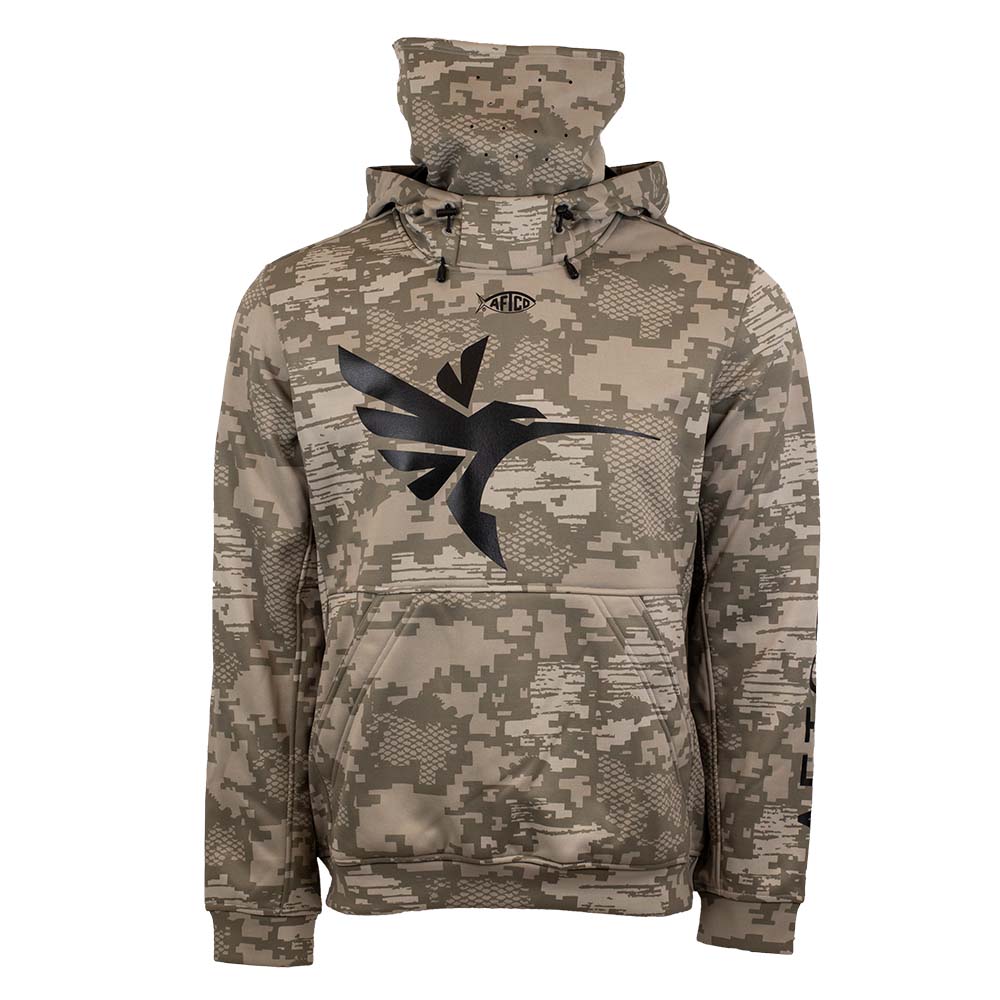 Humminbird AFTCO Reaper Sweatshirt - Khaki Camo