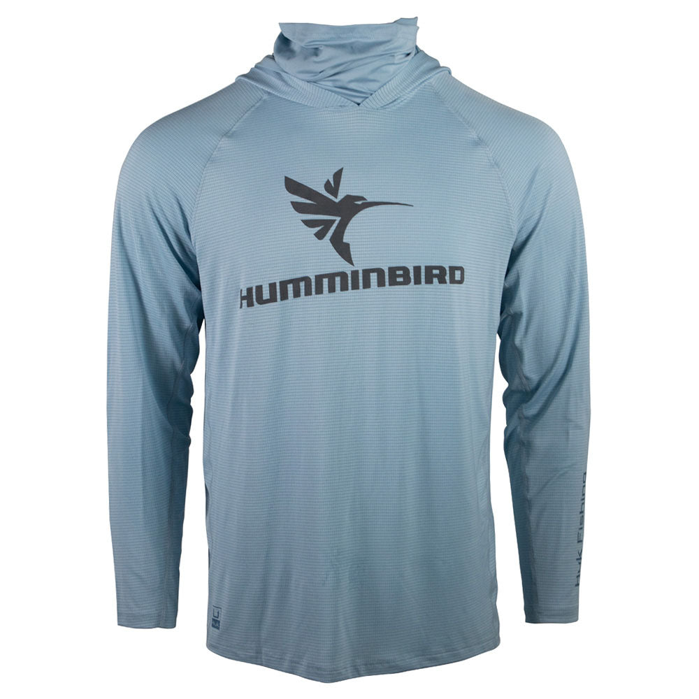 Humminbird Huk A1A Hoodie - Blue Fog – JO Fishing Apparel