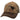 A baseball cap with a brown and tan camouflage pattern on the front panels, a dark brown brim, and a black embroidered bird logo on the side, set against a plain white background.