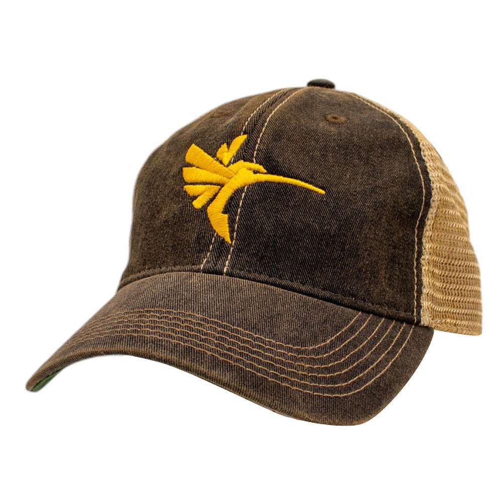 Humminbird Legacy Hat - Black-Khaki