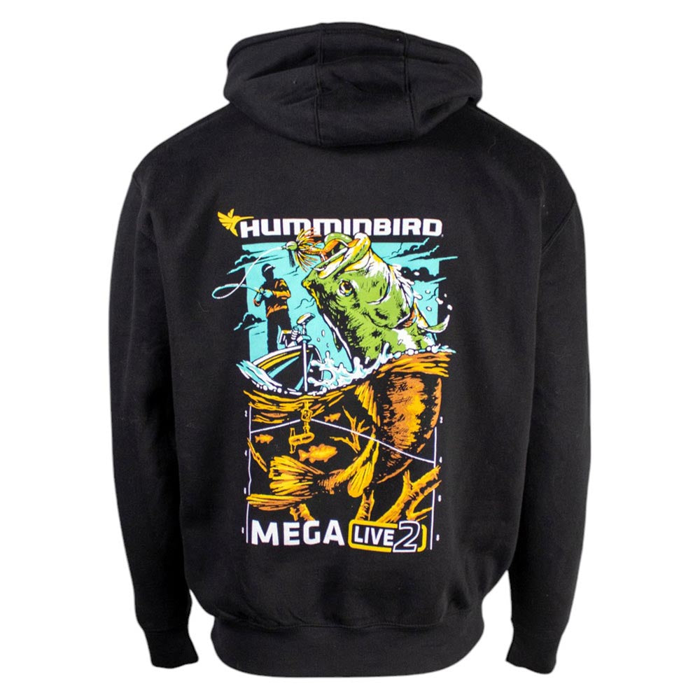 Humminbird Mega Live Bass Hoodie – JO Fishing Apparel