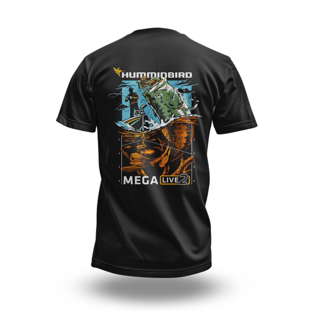 Humminbird Mega Live 2 Bass Tee – JO Fishing Apparel