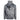 Front of a grey camouflage hoodie with a black humminbird logo on the chest.