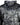 Close-up of a camouflaged hoodie with the brand name SIMMS displayed on the chest