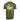 Back view of a green t-shirt featuring a fishing design and the Humminbird logo.