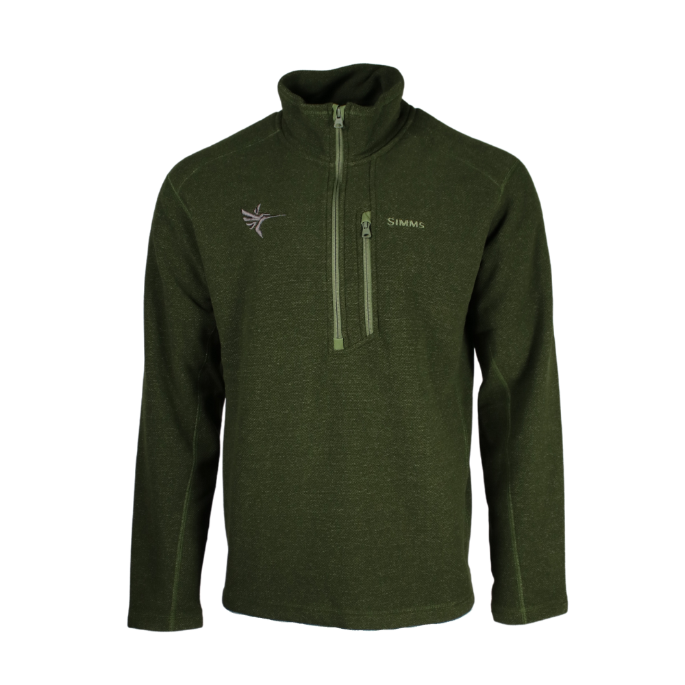 Humminbird Simms Riffle Heather Rivershed Half Zip