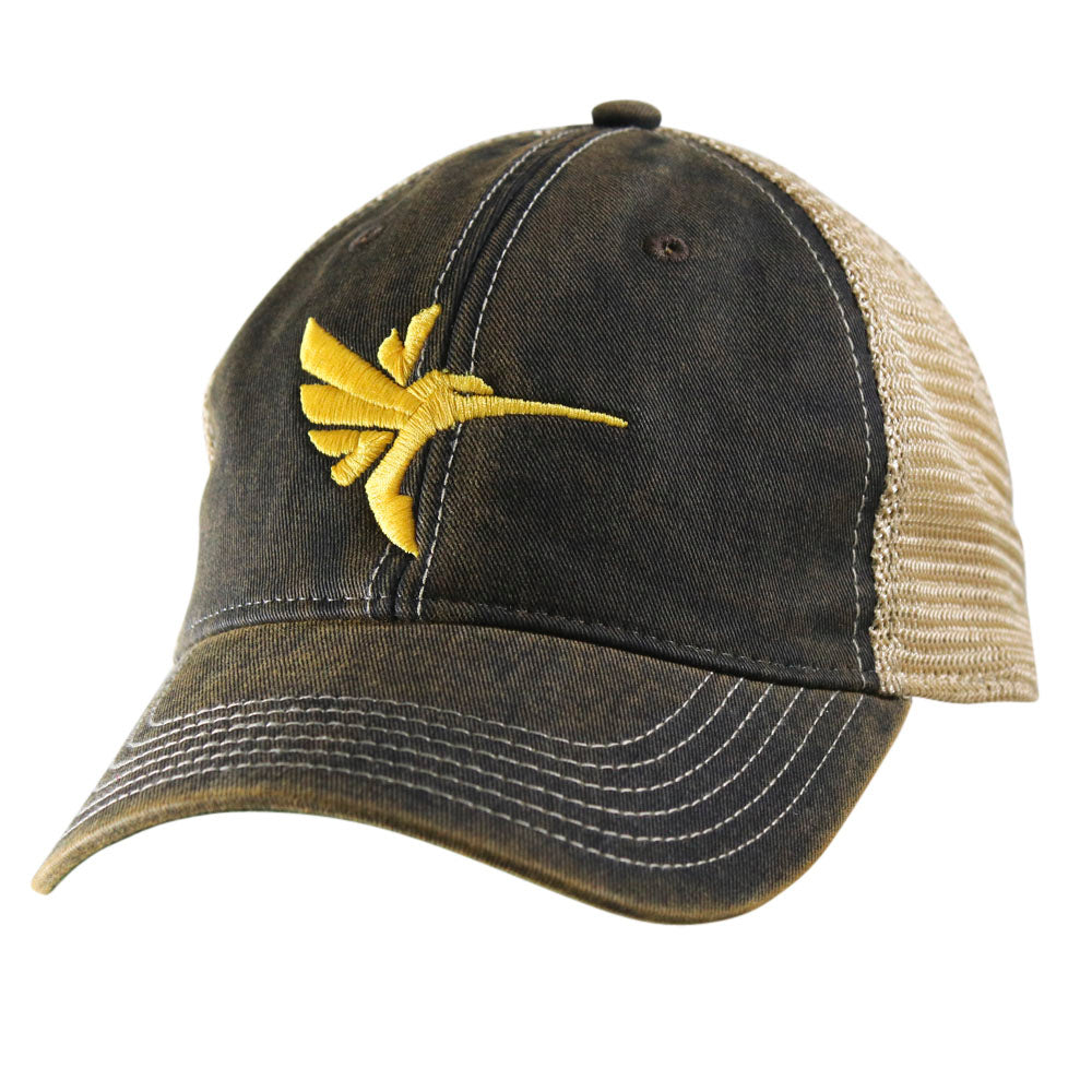 Humminbird Legacy Hat - Black-Khaki