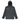 A dark gray hooded jacket with a front zipper, two zippered hand pockets, and 'MINN KOTA' printed in white and yellow on the left chest.