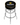 A bar stool with a round black seat and chrome legs, featuring the MINN KOTA logo on the seat.