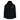 A black hooded zip-up jacket with a gray Simms logo on the left chest and a yellow and white 'MINN KOTA' logo on the right chest, shown against a plain white background.