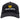 A black baseball cap is shown from the front on a white background. Centered across the front of the hat is the Minn Kota logo.