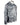 Side of a grey camouflage hoodie with a white huk logo on the chest a minn kota logo on the sleeve.