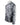 Side of a grey camouflage hoodie with a white huk logo on the chest and sleeve.