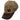 A trucker-style baseball cap with a tan and brown camouflage pattern on the front panels, a brown mesh back, and a dark brown curved brim with light contrast stitching.