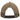 Rear view of a tan mesh baseball cap with a black adjustable strap.