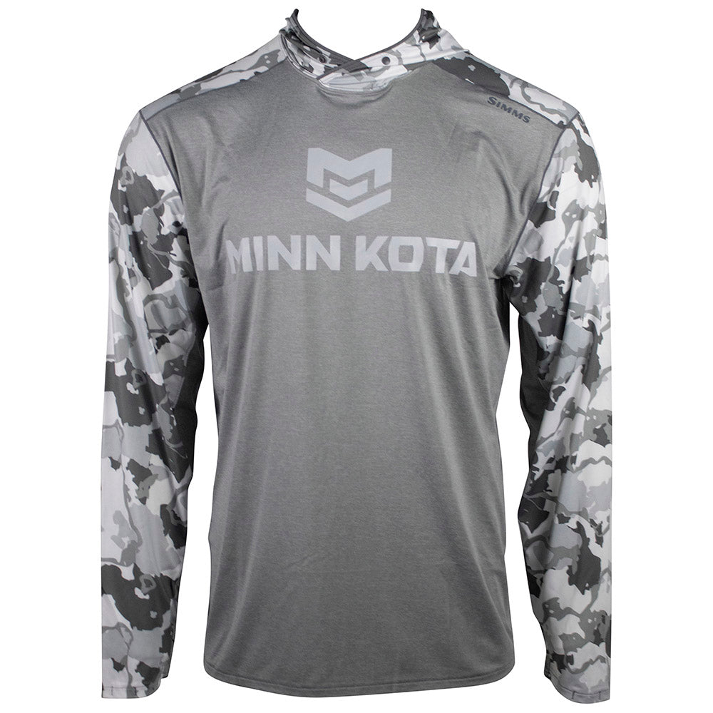 Minn Kota Simms BugStopper SolarFlex Hoody - Regiment Camo Cinder