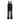 Black and gray bib overalls with 'Simms' and Minn Kota branding on it.