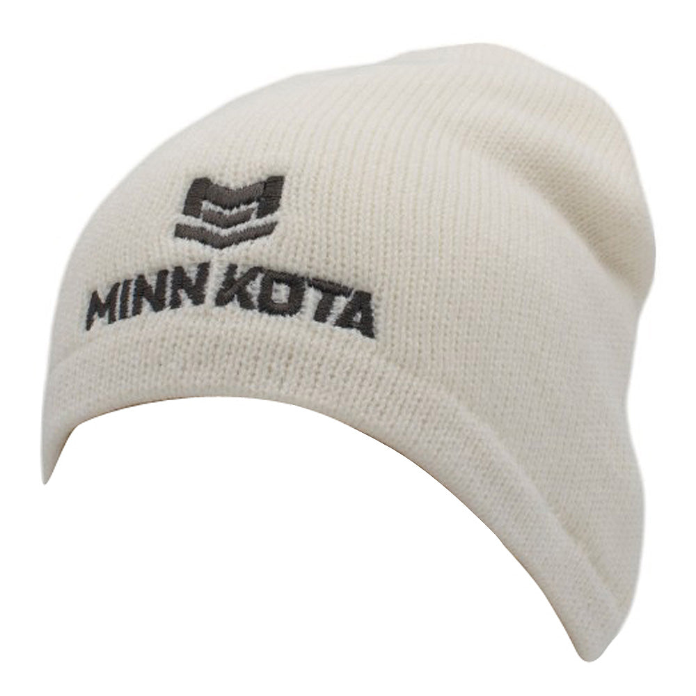 Minn Kota White Fleece Lined Beanie