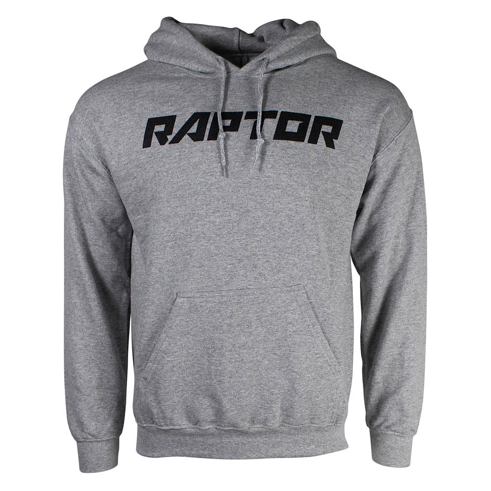 Raptor Logo Hoodie - Grey