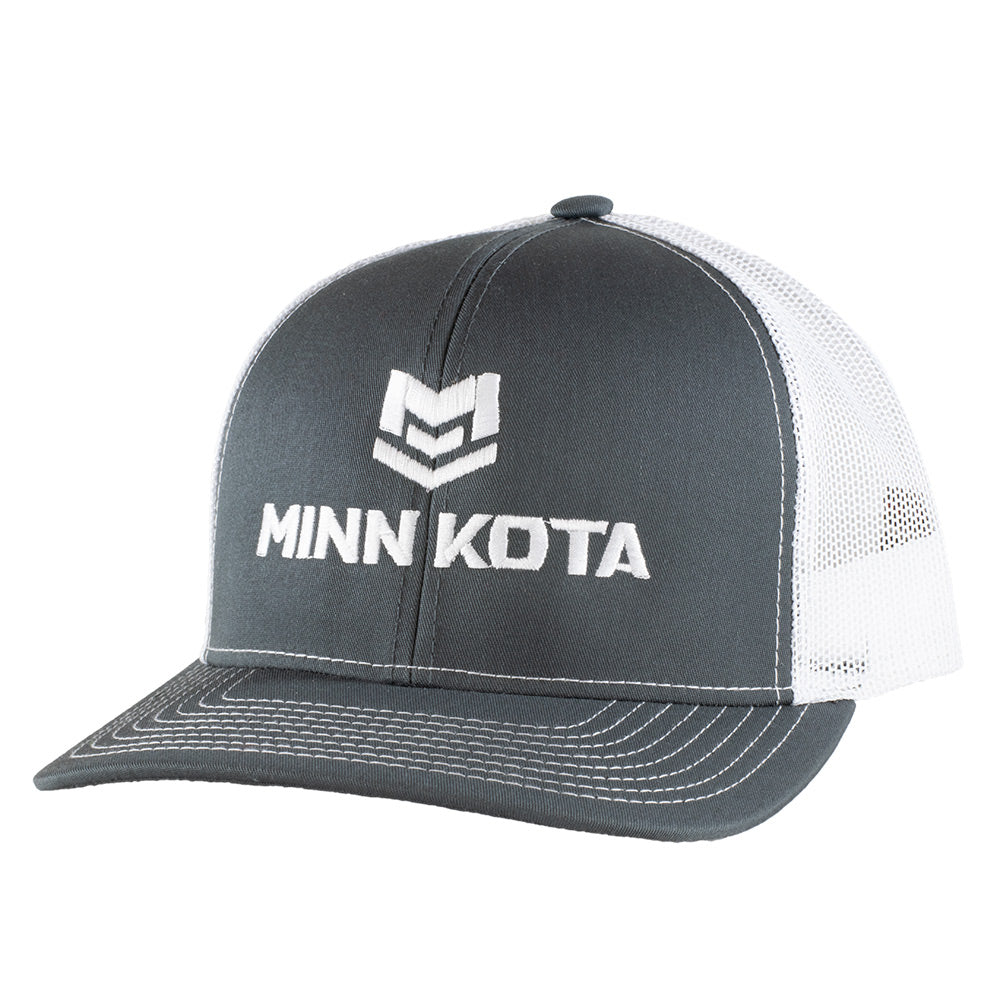 Minn Kota Trucker Hat - Graphite-White