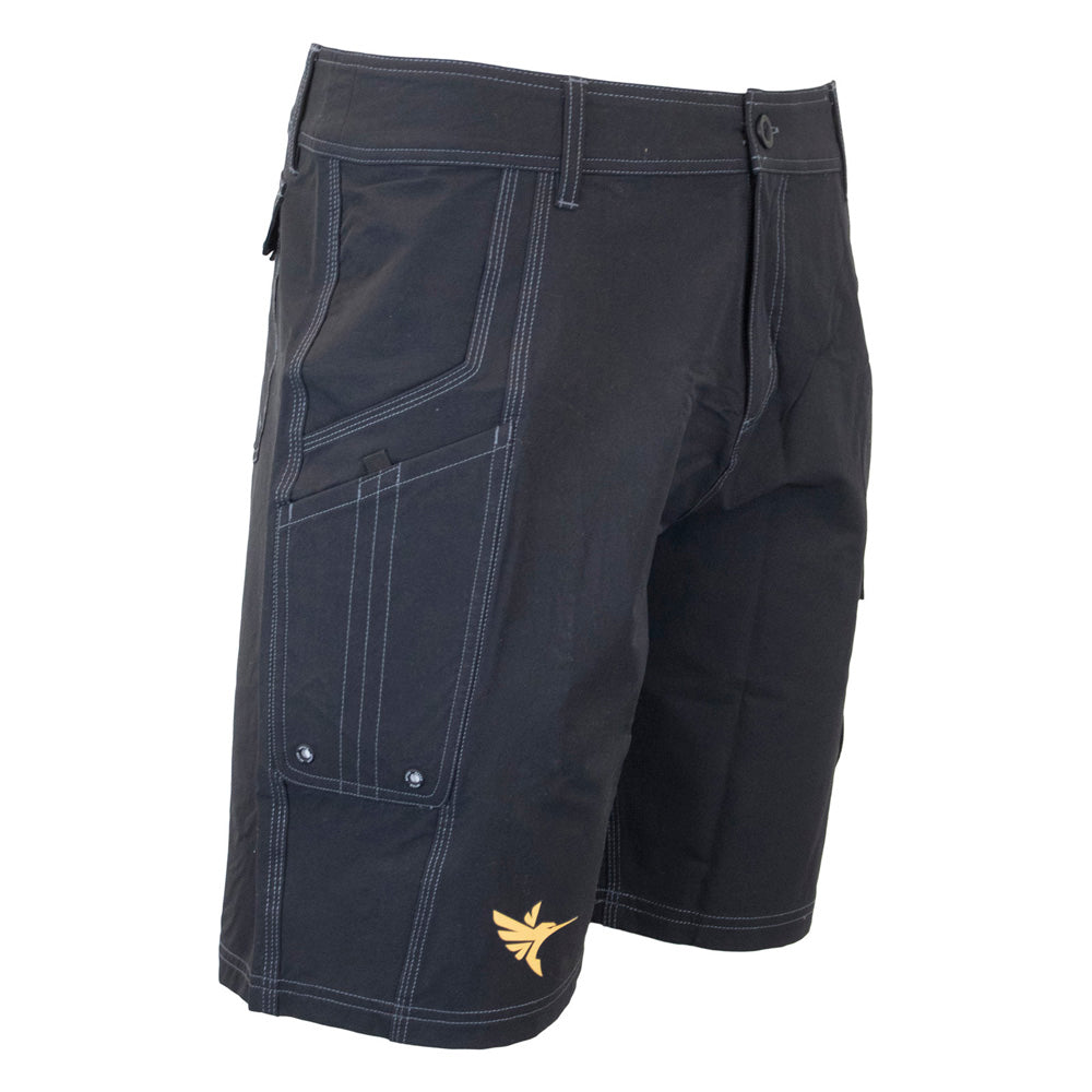 jofishingapparel Humminbird AFTCO Stealth Fishing Shorts - black-grey 44